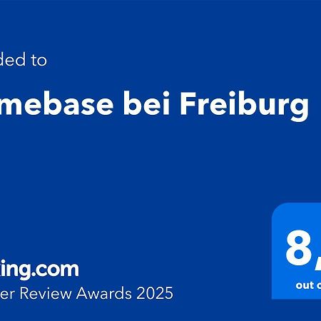 Homebase Bei Freiburg March Dış mekan fotoğraf